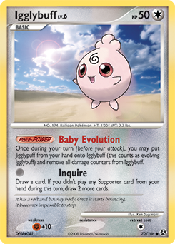 Igglybuff #70 Igglybuff - Great Encounters - #70 - Pokemon TCG card