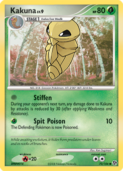 Kakuna - Great Encounters - #73 - Pokemon TCG card