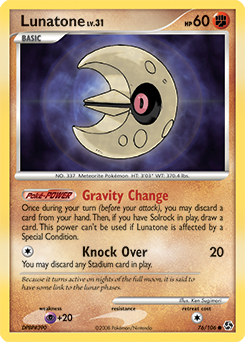 Lunatone #76 Lunatone - Great Encounters - #76 - Pokemon TCG card