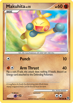 Makuhita #78 Makuhita - Great Encounters - #78 - Pokemon TCG card