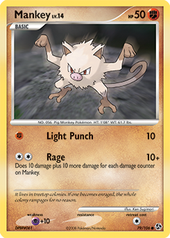Mankey - Great Encounters - #79 - Pokemon TCG card