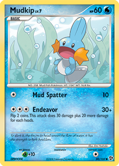 Mudkip - Great Encounters - #80 - Pokemon TCG card