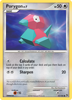 Porygon #81 Porygon - Great Encounters - #81 - Pokemon TCG card
