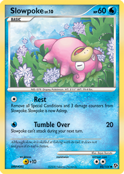 Slowpoke #82 Slowpoke - Great Encounters - #82 - Pokemon TCG card