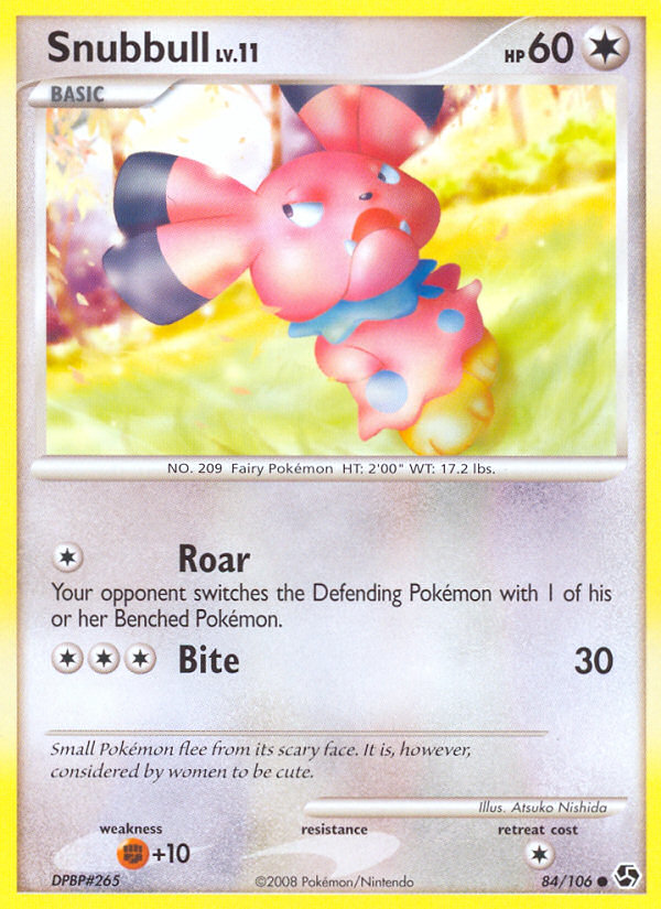Snubbull - Great Encounters - #84 - Pokemon TCG card
