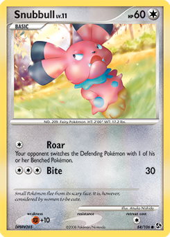 Snubbull - Great Encounters - #84 - Pokemon TCG card