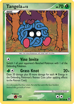 Tangela - Great Encounters - #87 - Pokemon TCG card