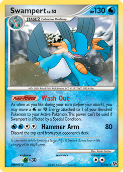 Swampert - Great Encounters - #9 - Pokemon TCG card