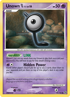 Unown [L] - Great Encounters - #91 - Pokemon TCG card