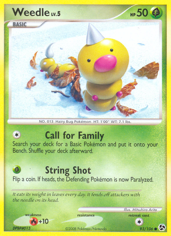 Weedle - Great Encounters - #93 - Pokemon TCG card