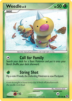 Weedle - Great Encounters - #93 - Pokemon TCG card