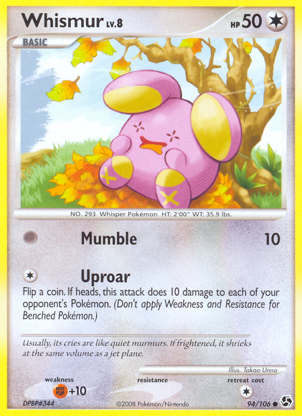 Whismur - Great Encounters - #94 - Pokemon TCG card