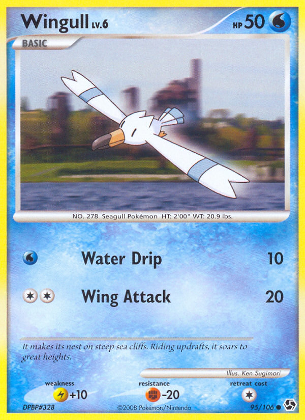 Wingull - Great Encounters - #95 - Pokemon TCG card