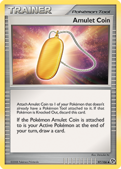 Amulet Coin - Great Encounters - #97 - Pokemon TCG card