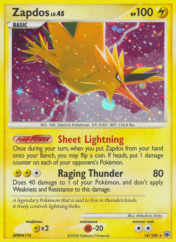 Zapdos - Majestic Dawn - #14 - Pokemon TCG card