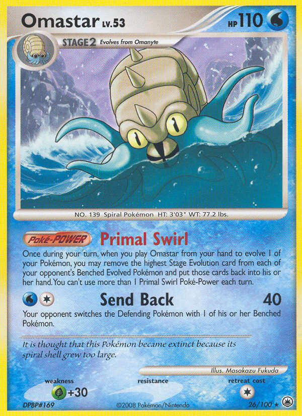 Omastar - Majestic Dawn - #26 - Pokemon TCG card