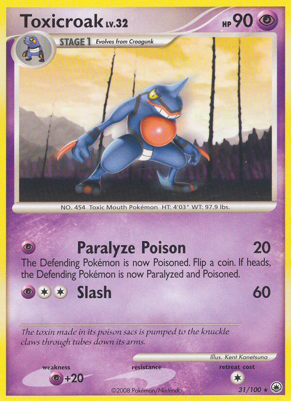 Toxicroak - Majestic Dawn - #31 - Pokemon TCG card