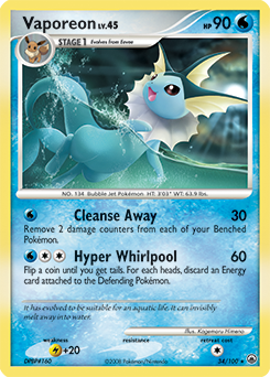 Vaporeon #34 Vaporeon - Majestic Dawn - #34 - Pokemon TCG card