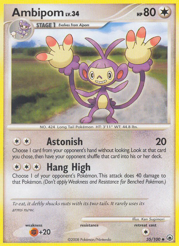 Ambipom - Majestic Dawn - #35 - Pokemon TCG card