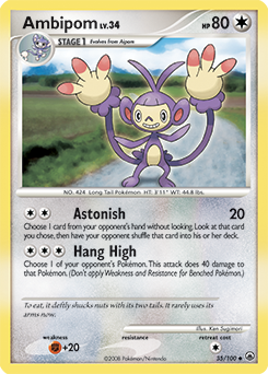 Ambipom - Majestic Dawn - #35 - Pokemon TCG card