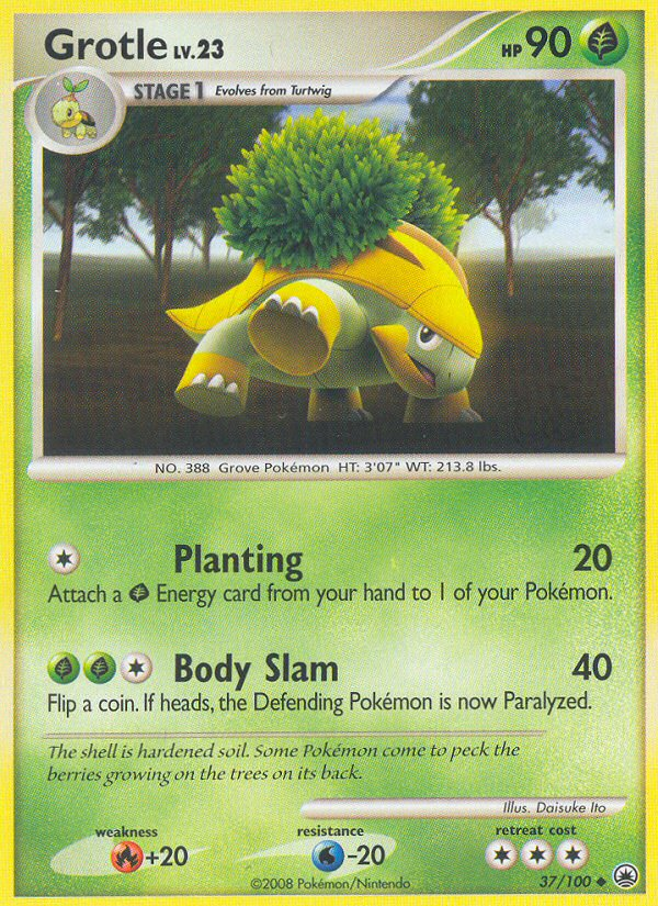 Grotle - Majestic Dawn - #37 - Pokemon TCG card