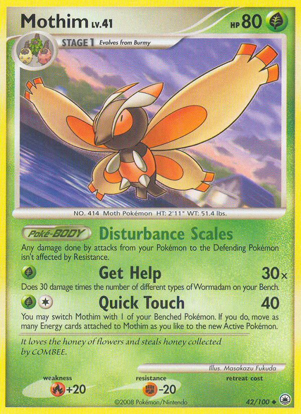 Mothim - Majestic Dawn - #42 - Pokemon TCG card
