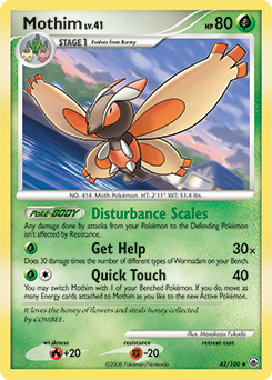 Mothim #42 Mothim - Majestic Dawn - #42 - Pokemon TCG card