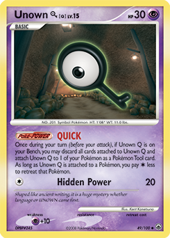 Unown [Q] - Majestic Dawn - #49 - Pokemon TCG card