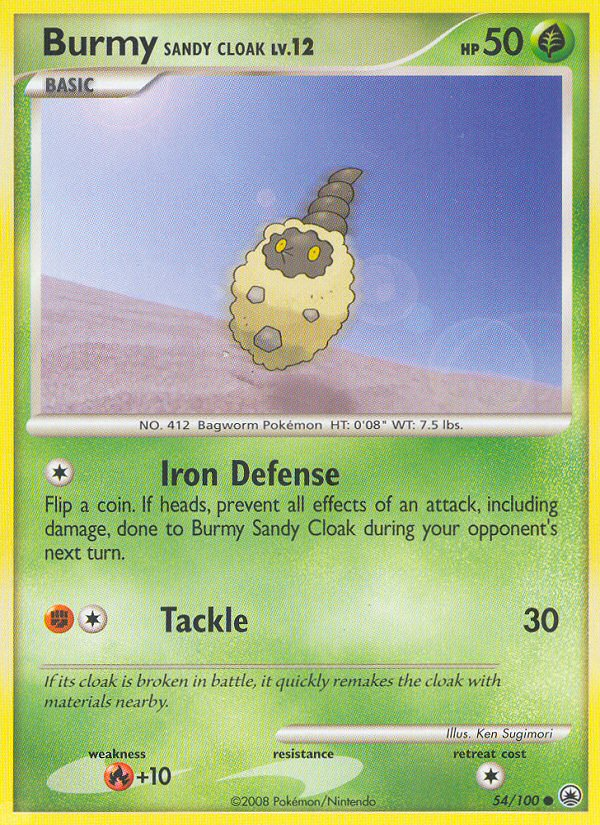 Burmy Sandy Cloak - Majestic Dawn - #54 - Pokemon TCG card