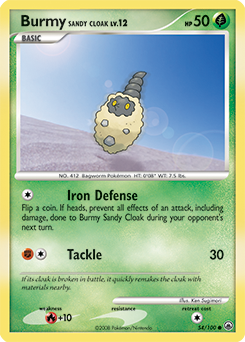 Burmy Sandy Cloak - Majestic Dawn - #54 - Pokemon TCG card