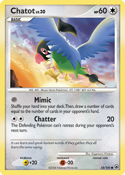 Chatot - Majestic Dawn - #55 - Pokemon TCG card