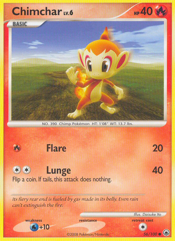 Chimchar - Majestic Dawn - #56 - Pokemon TCG card