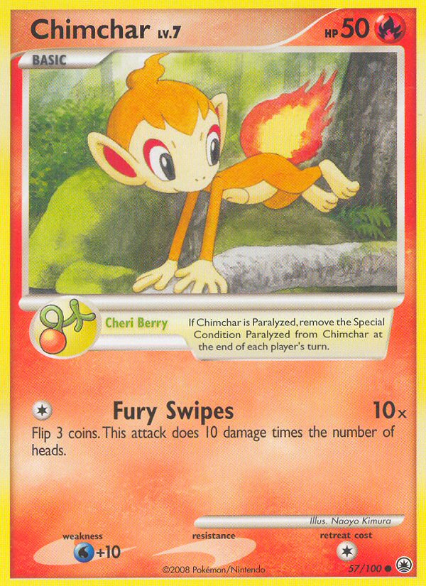 Chimchar - Majestic Dawn - #57 - Pokemon TCG card