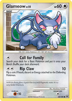 Glameow - Majestic Dawn - #65 - Pokemon TCG card