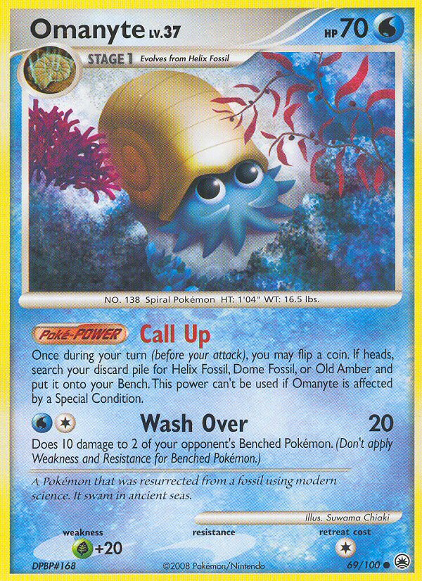 Omanyte - Majestic Dawn - #69 - Pokemon TCG card