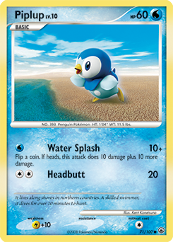Piplup #71 Piplup - Majestic Dawn - #71 - Pokemon TCG card