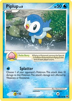 Piplup #72 Piplup - Majestic Dawn - #72 - Pokemon TCG card