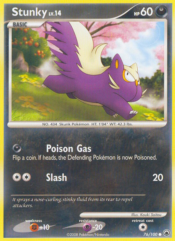 Stunky - Majestic Dawn - #76 - Pokemon TCG card