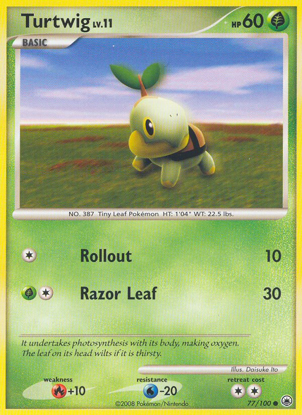 Turtwig - Majestic Dawn - #77 - Pokemon TCG card