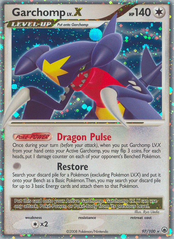 Garchomp LV.X - Majestic Dawn - #97 - Pokemon TCG card