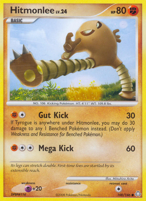 Hitmonlee - Legends Awakened - #100 - Pokemon TCG card