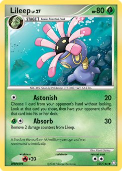 Lileep - Legends Awakened - #105 - Pokemon TCG card