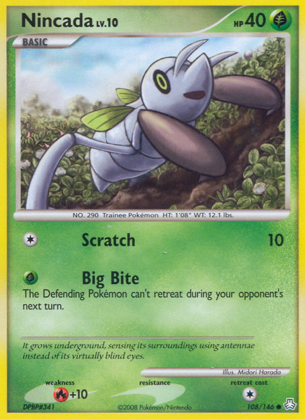 Nincada - Legends Awakened - #108 - Pokemon TCG card