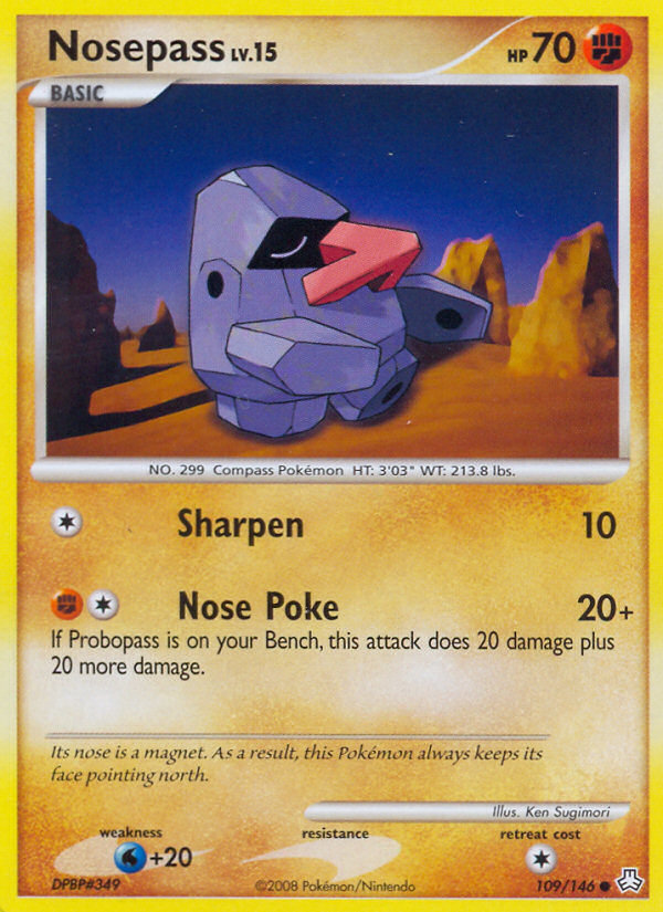 Nosepass - Legends Awakened - #109 - Pokemon TCG card