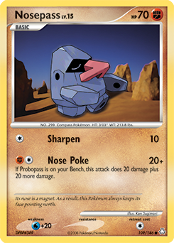 Nosepass #109 Nosepass - Legends Awakened - #109 - Pokemon TCG card