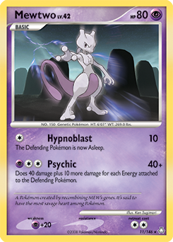 Mewtwo #11 Mewtwo - Legends Awakened - #11 - Pokemon TCG card