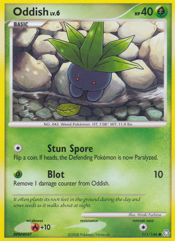 Oddish - Legends Awakened - #111 - Pokemon TCG card