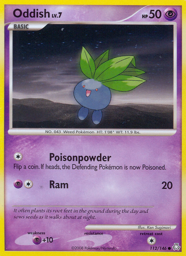 Oddish - Legends Awakened - #112 - Pokemon TCG card