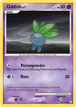 Oddish #112 Oddish - Legends Awakened - #112 - Pokemon TCG card