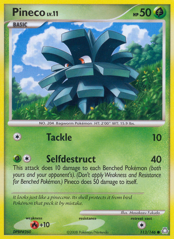 Pineco - Legends Awakened - #113 - Pokemon TCG card
